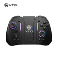 Hyperion Ergonomic Design Wireless Game Controller Black Gamepad with RGB Lights for Nintendo Switch